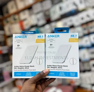 Anker Nano Power Bank, Ultra-Slim 5,000mah Magnetic Wireless Charging