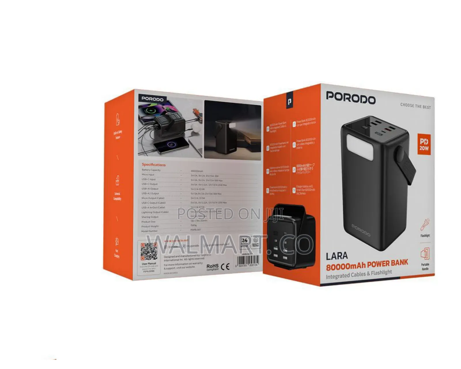 Porodo 80000mah Lara Powerbank