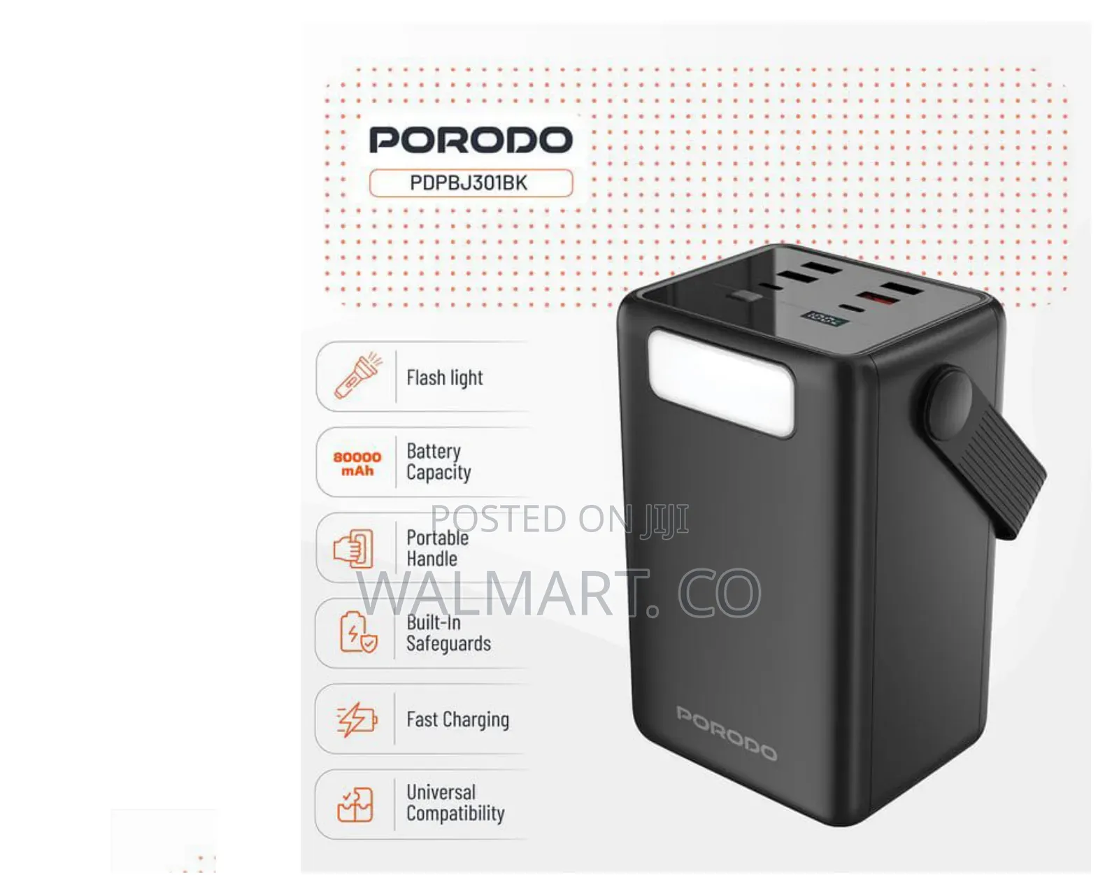 Porodo 80000mah Lara Powerbank