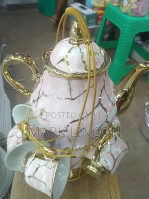 Gold Ceramic Tea Set