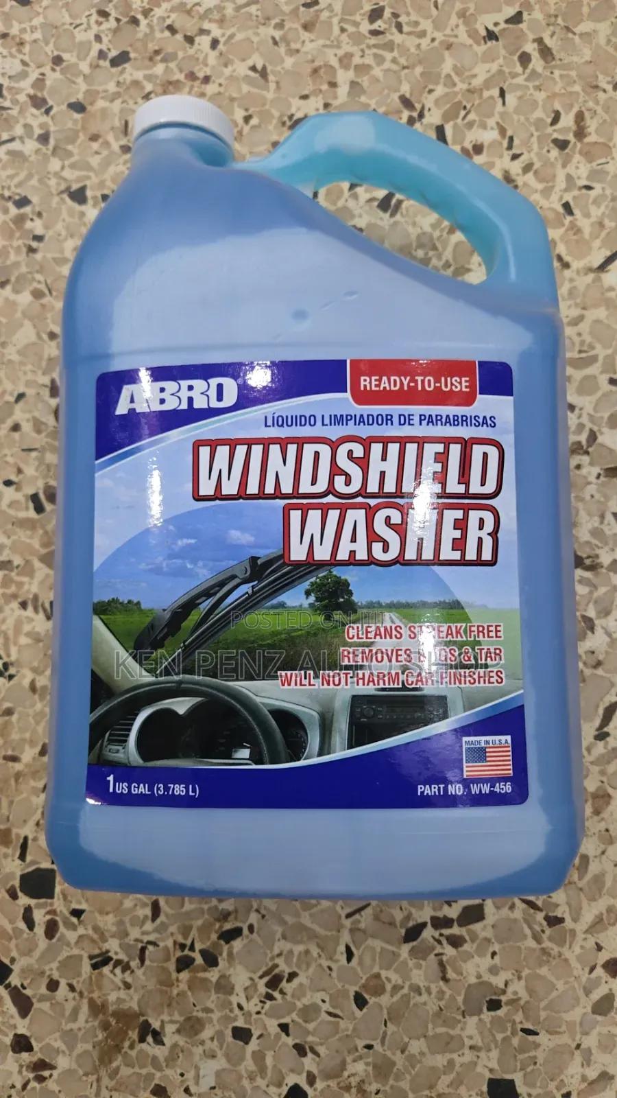 Abro Windshield Washer( 1 Gallon/ 3.78 Litres)