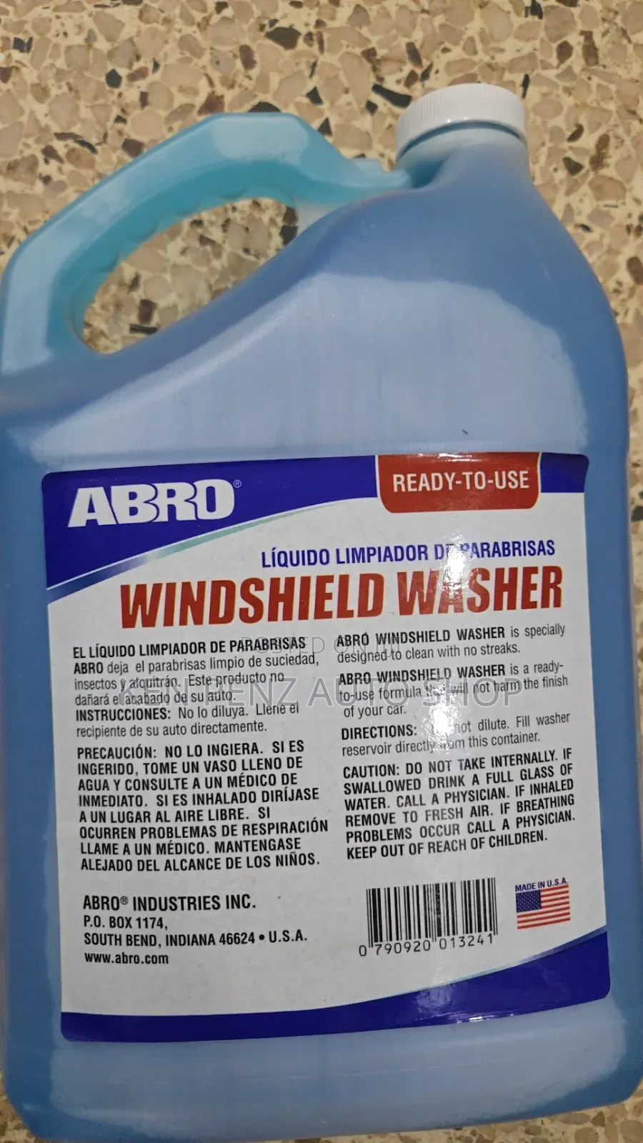 Abro Windshield Washer( 1 Gallon/ 3.78 Litres)