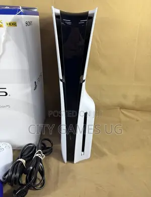 Sony Playstation 5 Slim Disc Edition Ps5 1tb White With Accessories!!