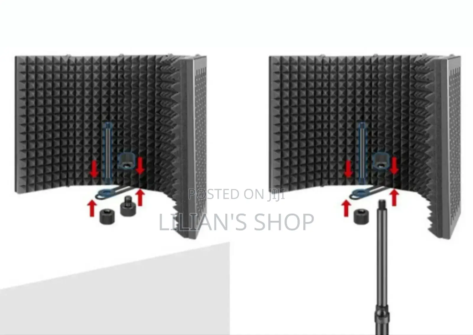Portable Vocal Booth W/ Ambient Reflection Filter