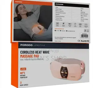 Porodo Lifestyle Cordless Heat Wave Massage Pad.