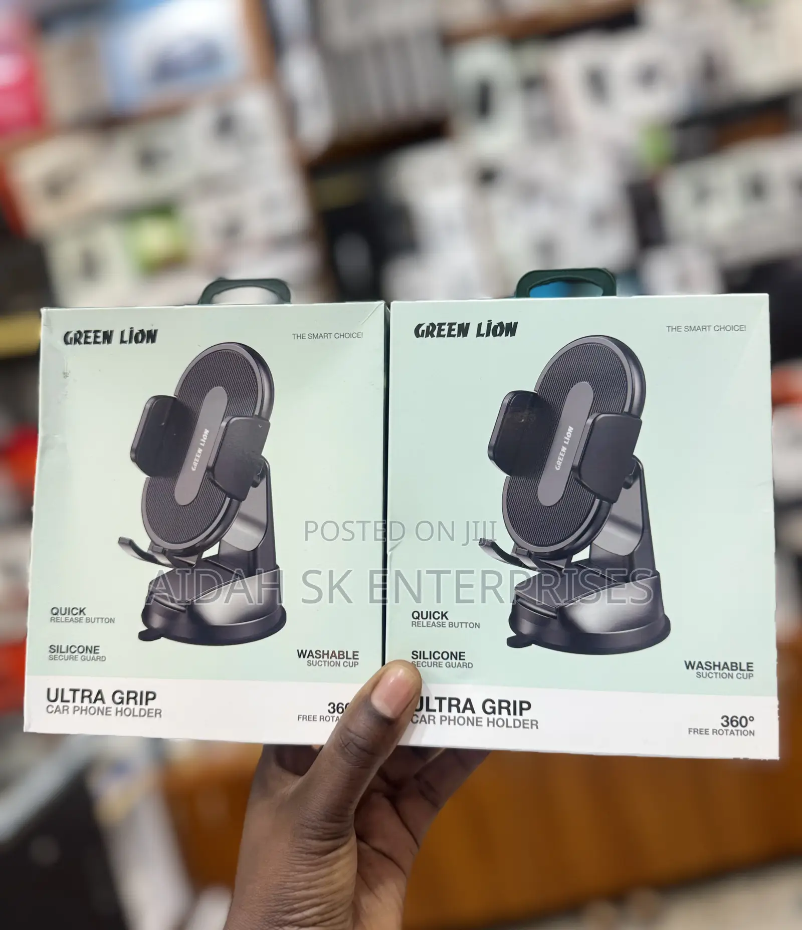 Green Lion Ultra Grip Car Phone Holder