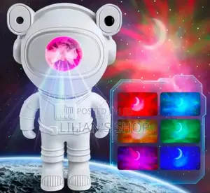Space Decor Astronaut Speaker Projector