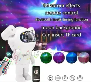 Space Decor Astronaut Speaker Projector
