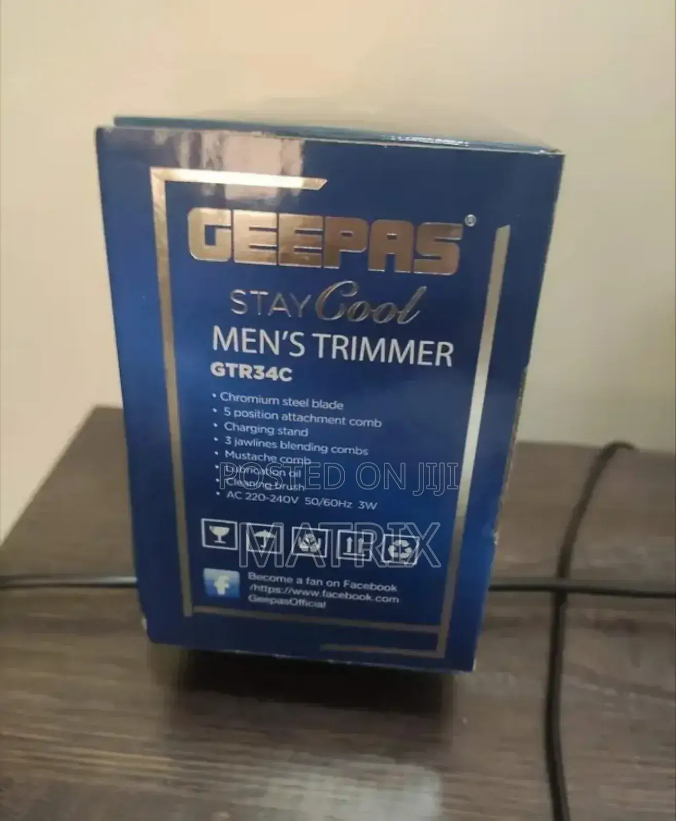 Geepas Gtr34 Rechargeable Shaver Trimmers
