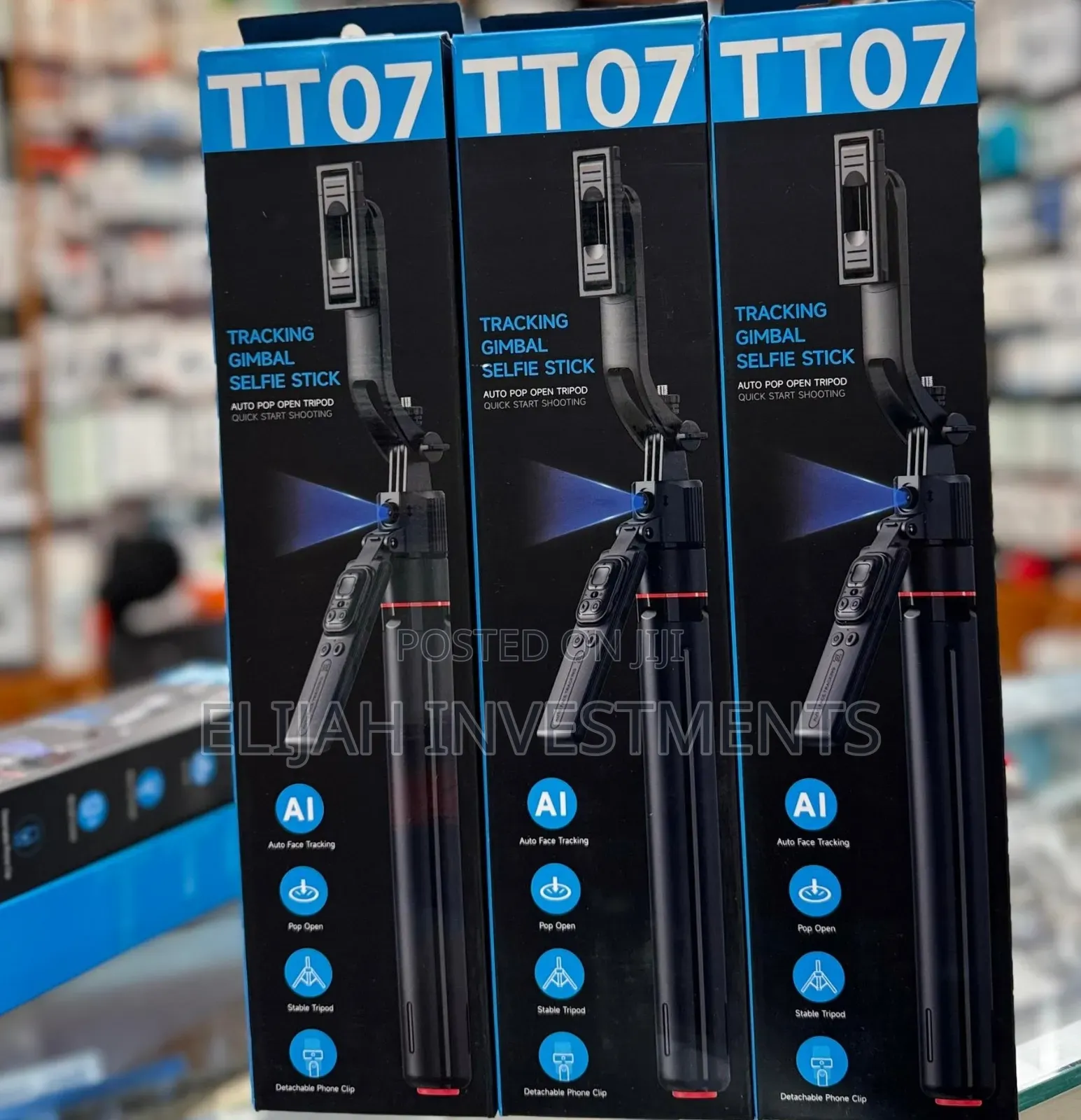 Tt07 Tracking Gimbal Selfie Stick With 1.8 M Extension