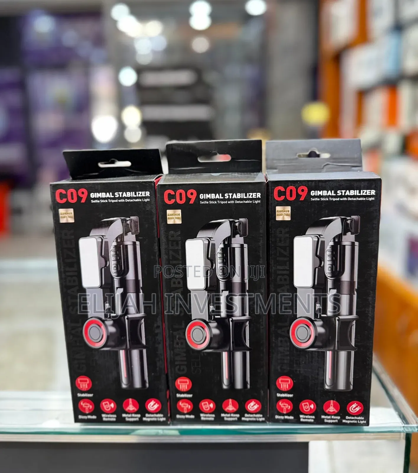 C09 Gimbal Stabilizer, Selfie Stick