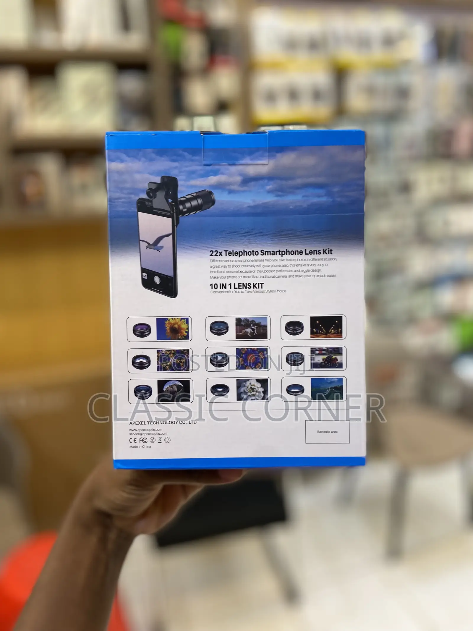 Apexel 3in1 22x Phone Lens Kit