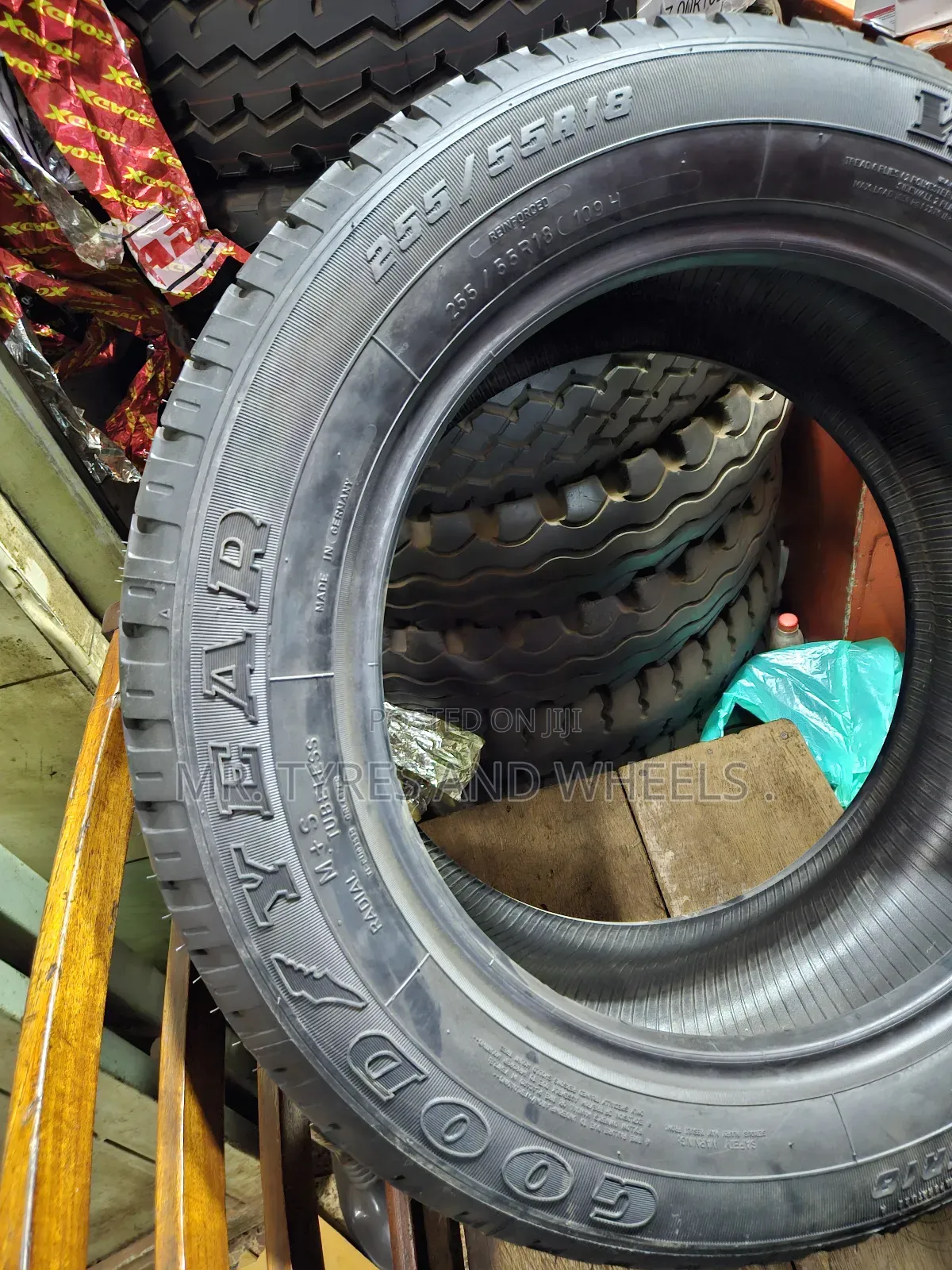 255 55r18 Goodyear 4rm Germany Bt Only 1piece Re Maining. 5yrs Waranty