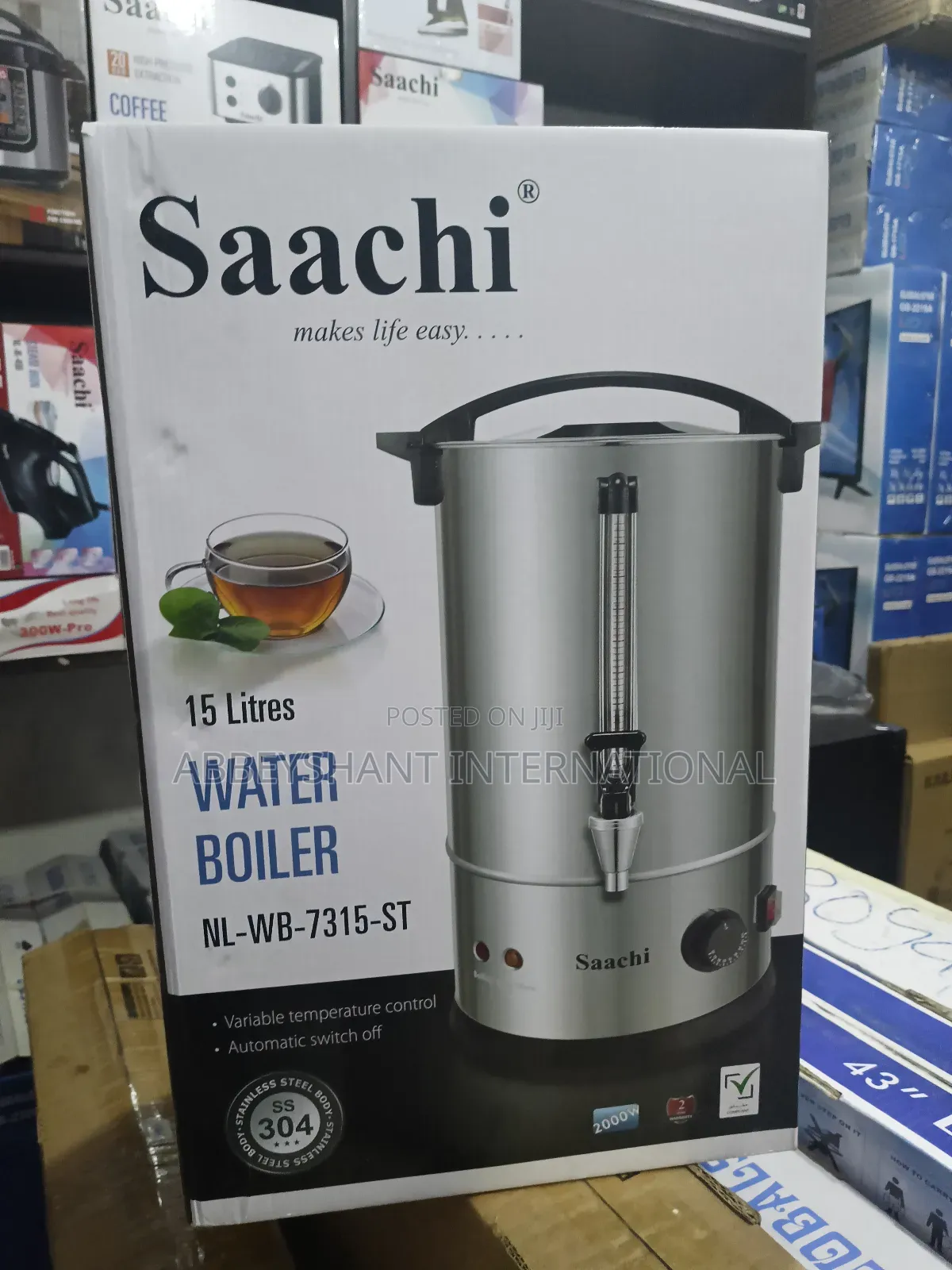 Saachi 15-Litres Water Boiler/Hot Water Dispenser /Boiler
