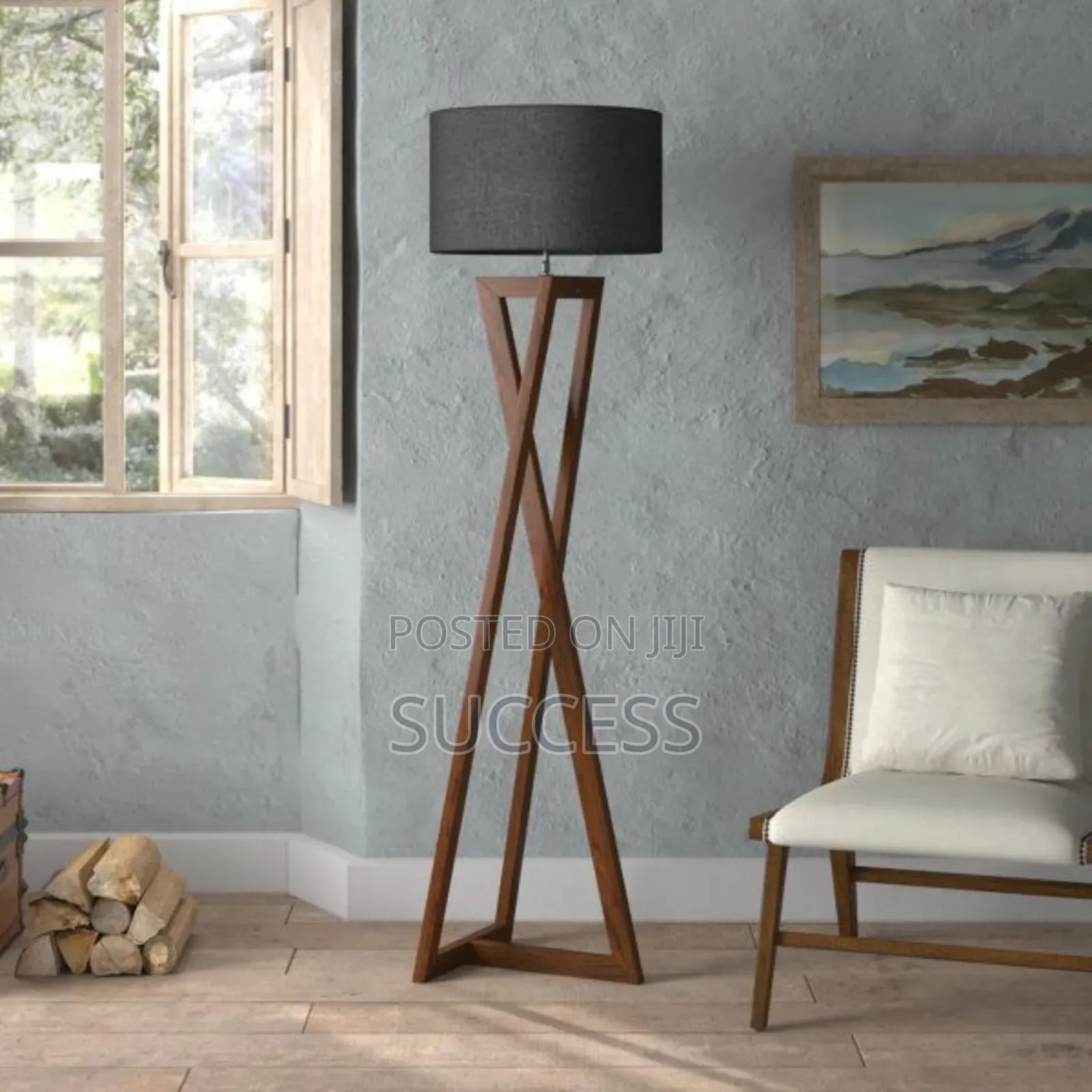 Minimalist Wooden Floor Lamp
