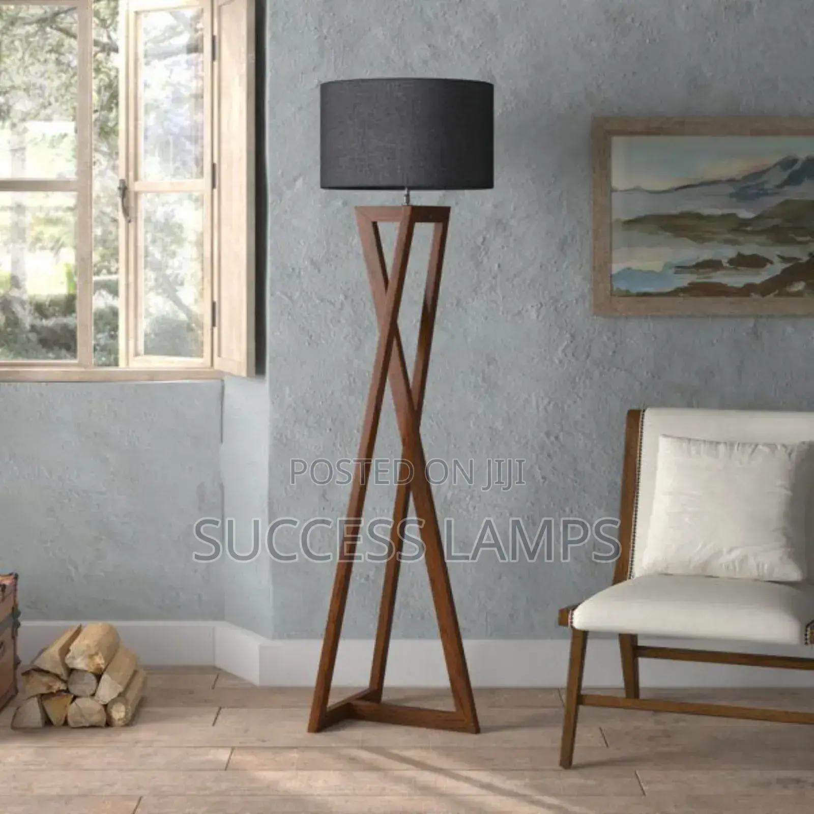 Minimalist Wooden Floor Lamp