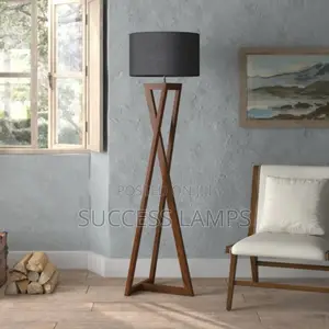 Minimalist Wooden Floor Lamp
