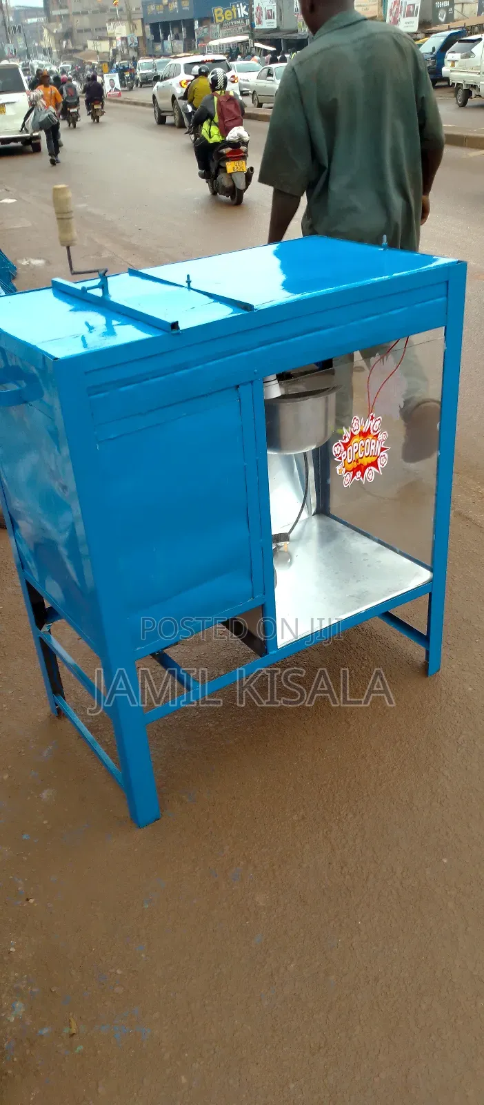 2 in 1/ Charcoal and Electric Popcorn Machine
