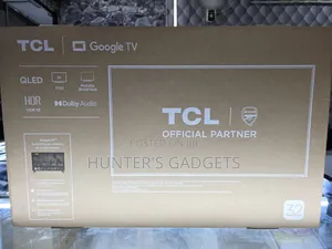 32inch TCL Smart Google Qled Tv With Bluetooth and Digital Framelesstv