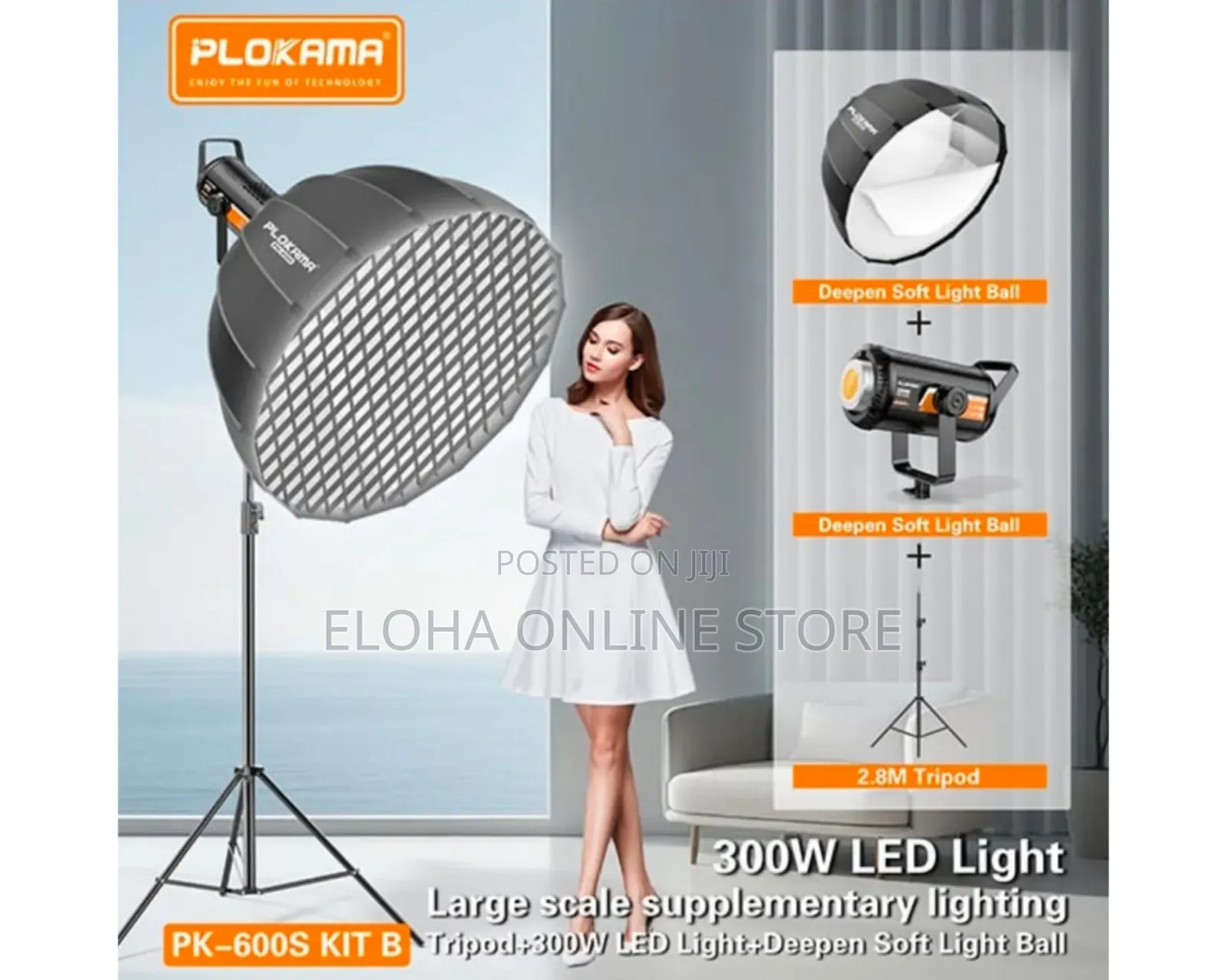 Plokama Pk-400s 300w Led Video Light Kit