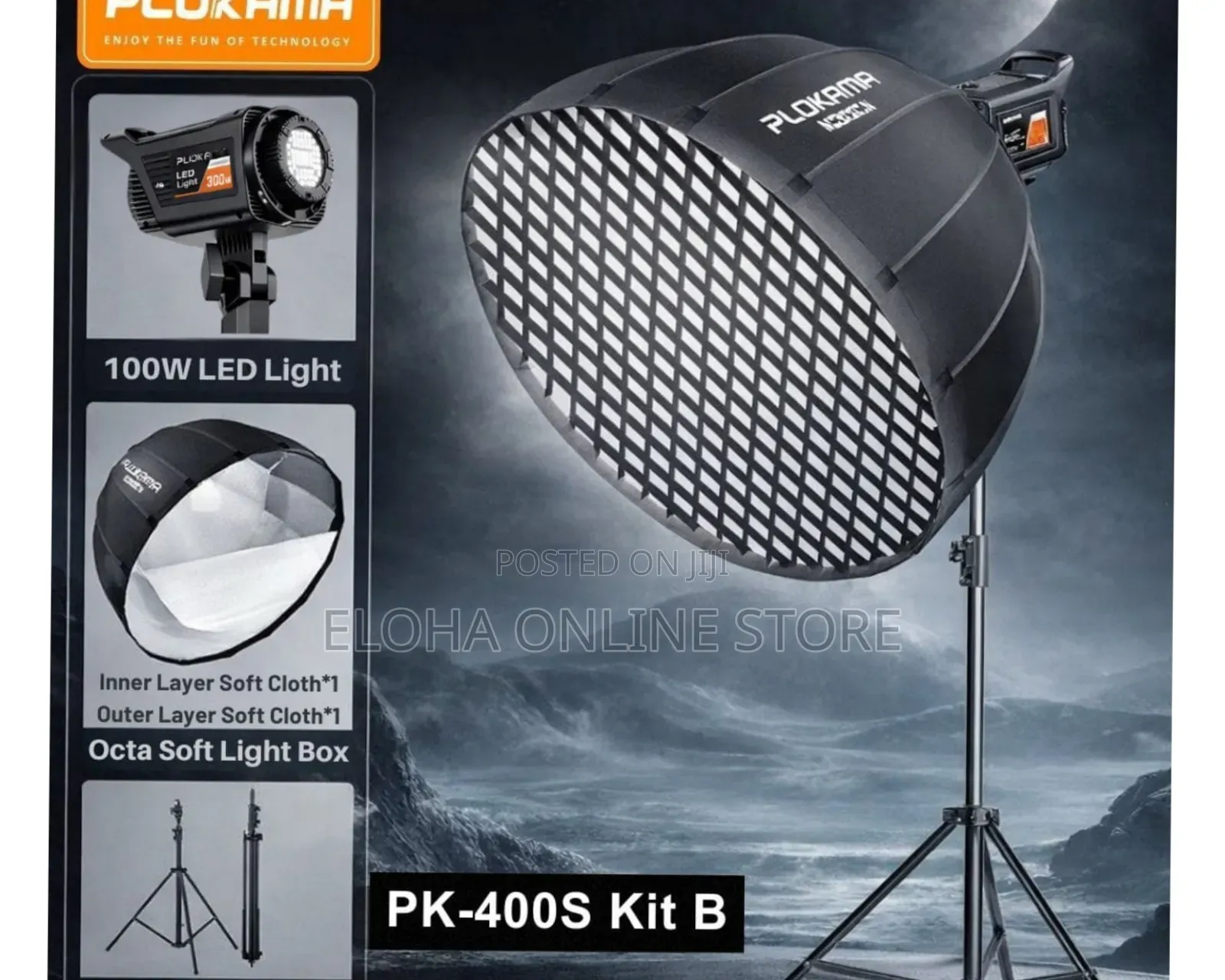 Plokama Pk-400s 300w Led Video Light Kit