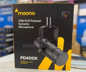 Maono Podcast Microphone Usb/XLR Dynamic Microphone Pd400