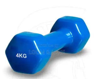 4 Kg Pair Vinyl-Coated Dumbbells