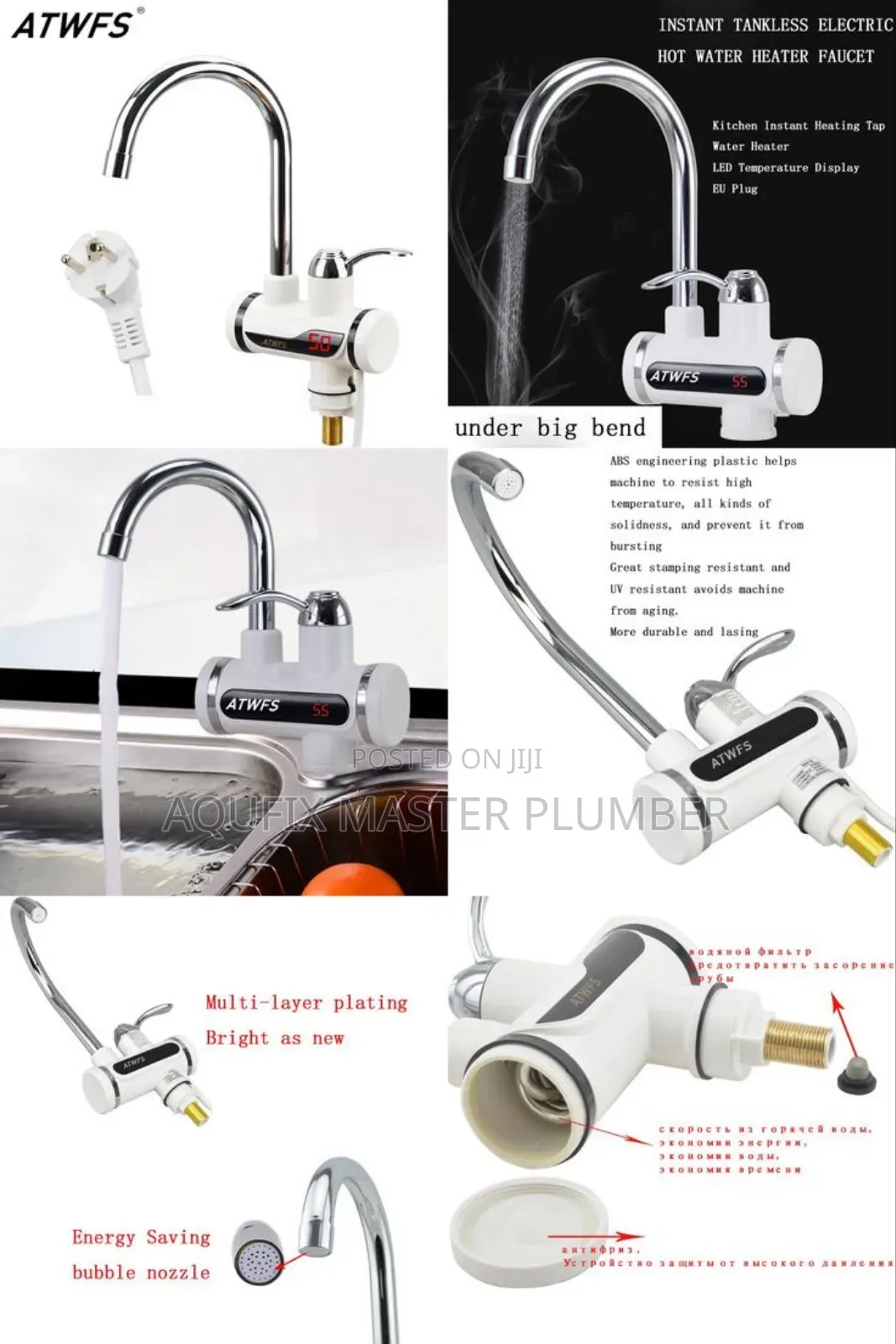 Instant Sinck Water Heater Tap