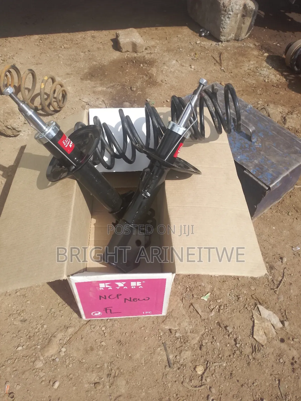 Front Shock Absorbers and Coil Springs for Toyota Probox New Shape.