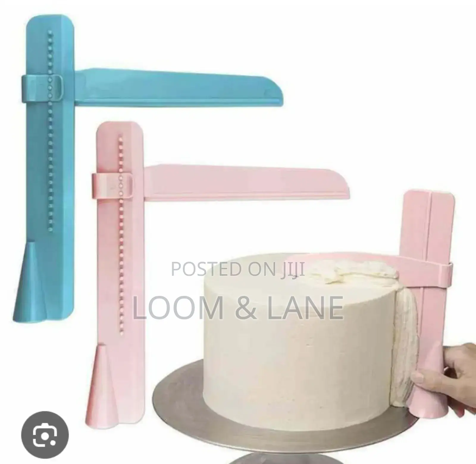 Adjustable Plastic Cake Scraper or Smoother