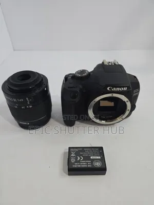 Canon Eos-2000d,Dslr Camera - Black (Kit With Ef-S 18-55mm Lens)