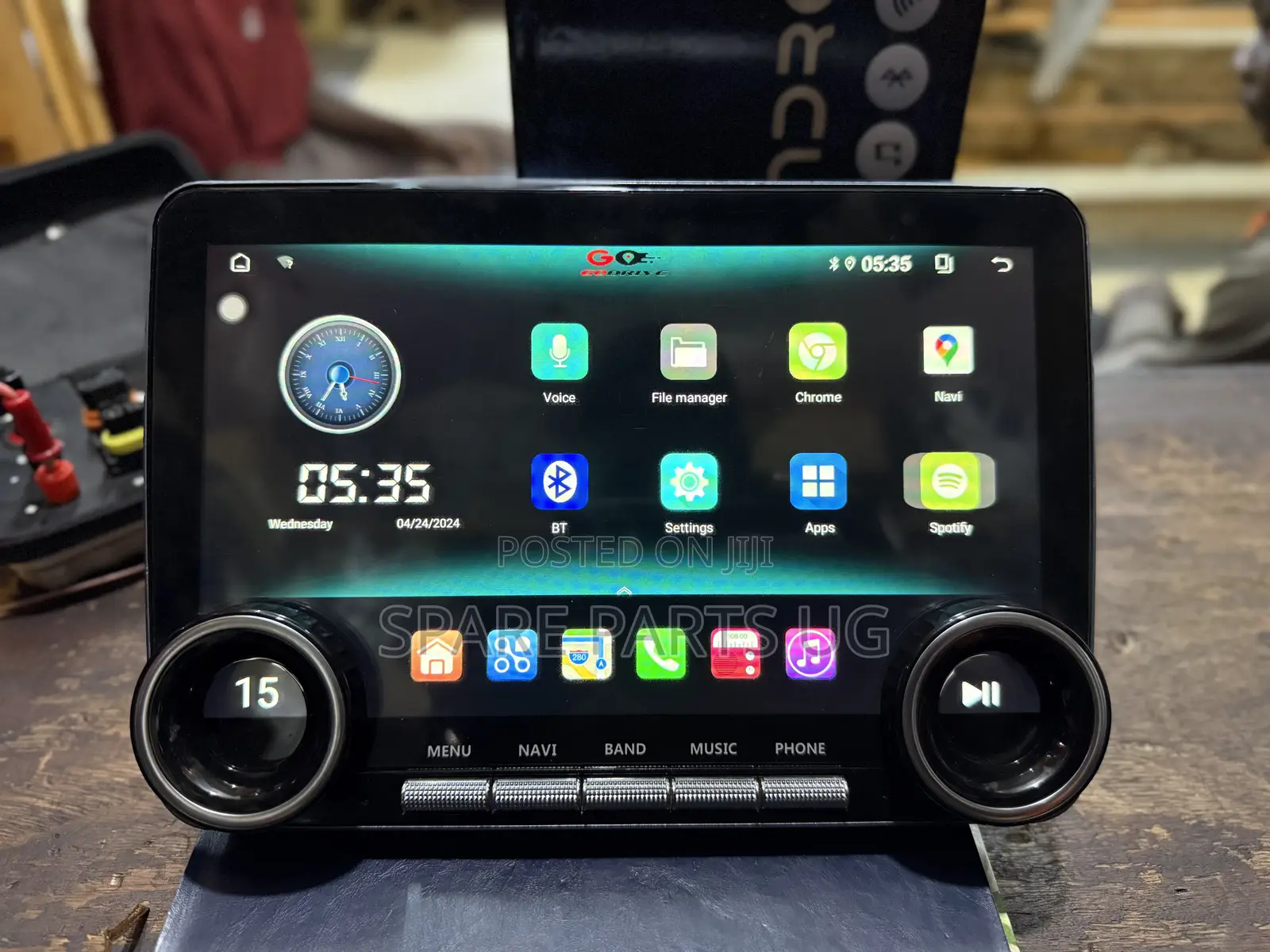 Car Vision Dual Knob Qled Hd Apple Carplay & Android Auto Radio