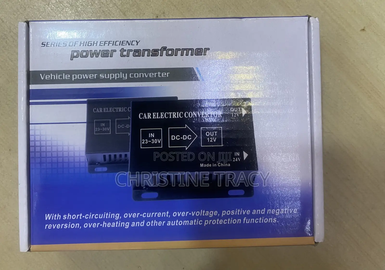 Dc 24v to 12v Vehicle Power Supply Converter