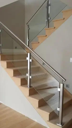 Bunga Glass Rails With Stainless Steel