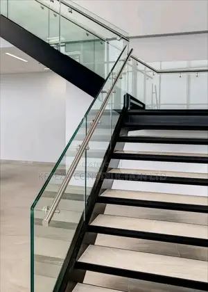 Bunga Glass Rails With Stainless Steel