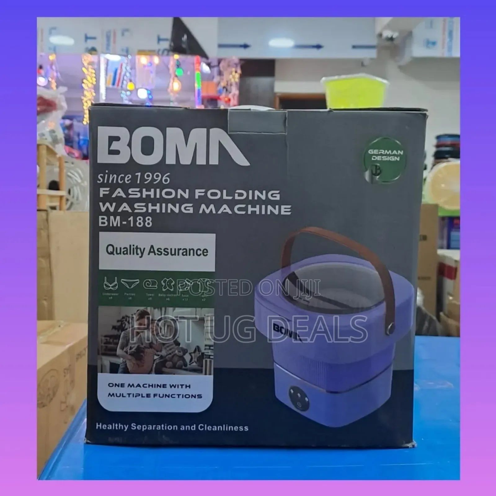 Boma Portable Washing Machine, Mini Washer 4.5l With 3 Modes