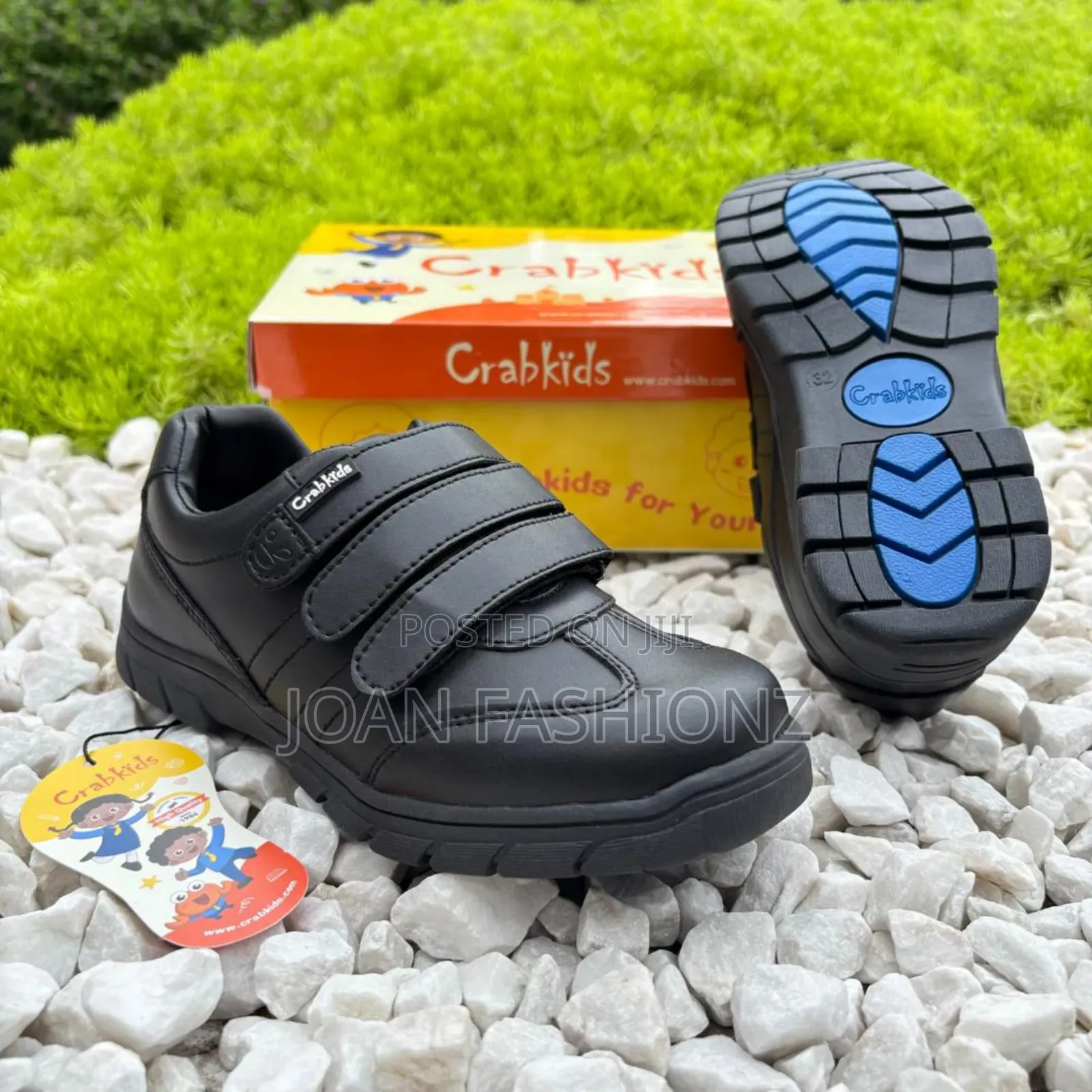 Boys Back to School Leather Shoes -Black