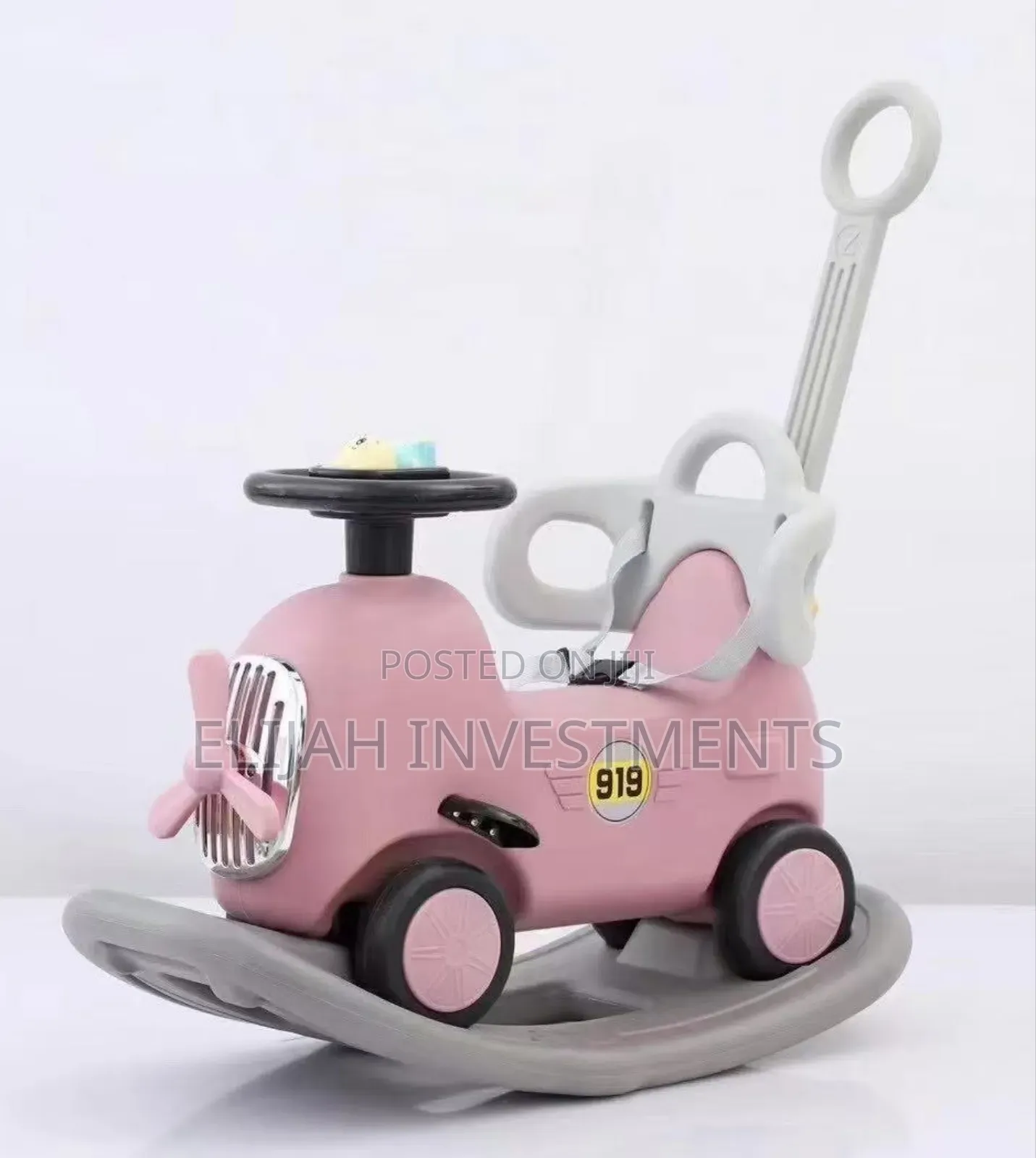 2-in-1 Baby Ride-on Toy Car and Rocker.