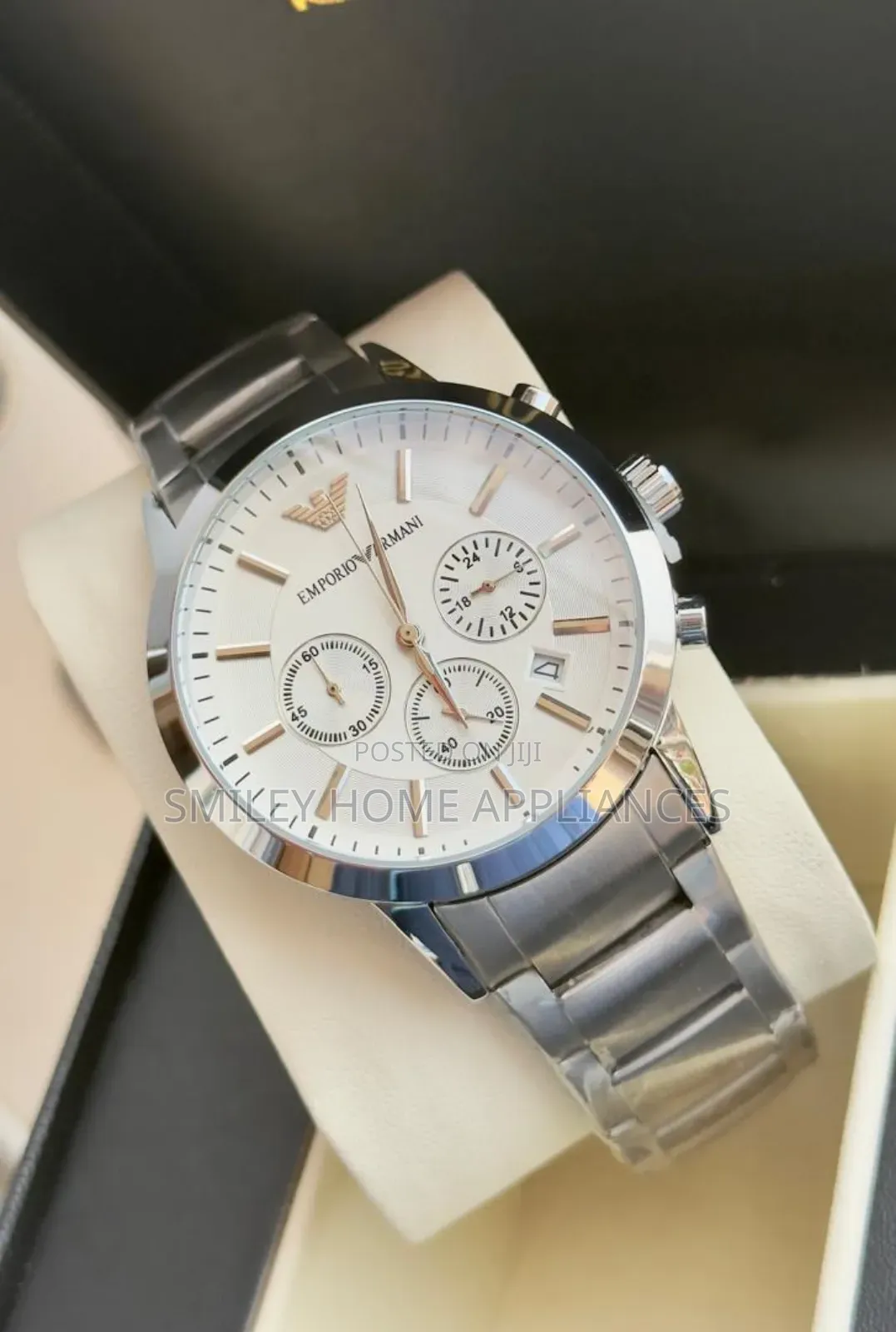 Men's Authentic Emporio Armani Wrist Automatic Time Piece at Discount