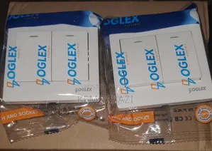 Double Gang Oglex Electric Wall Switch And Socket