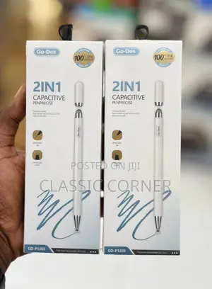 Go-Des 2in1 Universal Capacitive Stylus Pen