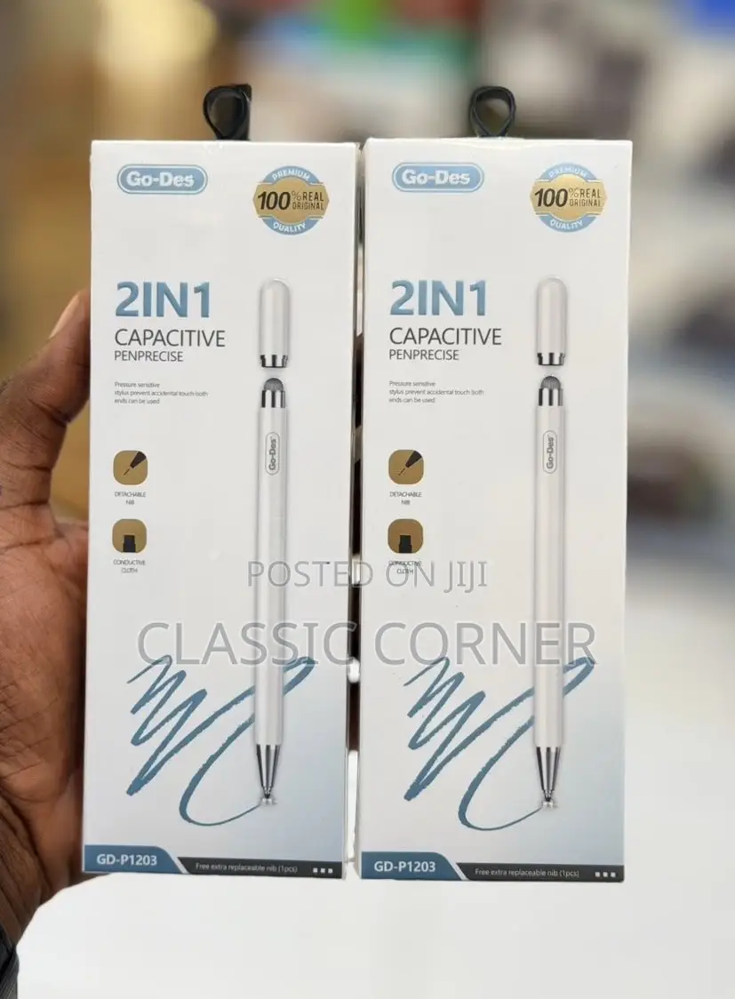 Go-Des 2in1 Universal Capacitive Stylus Pen