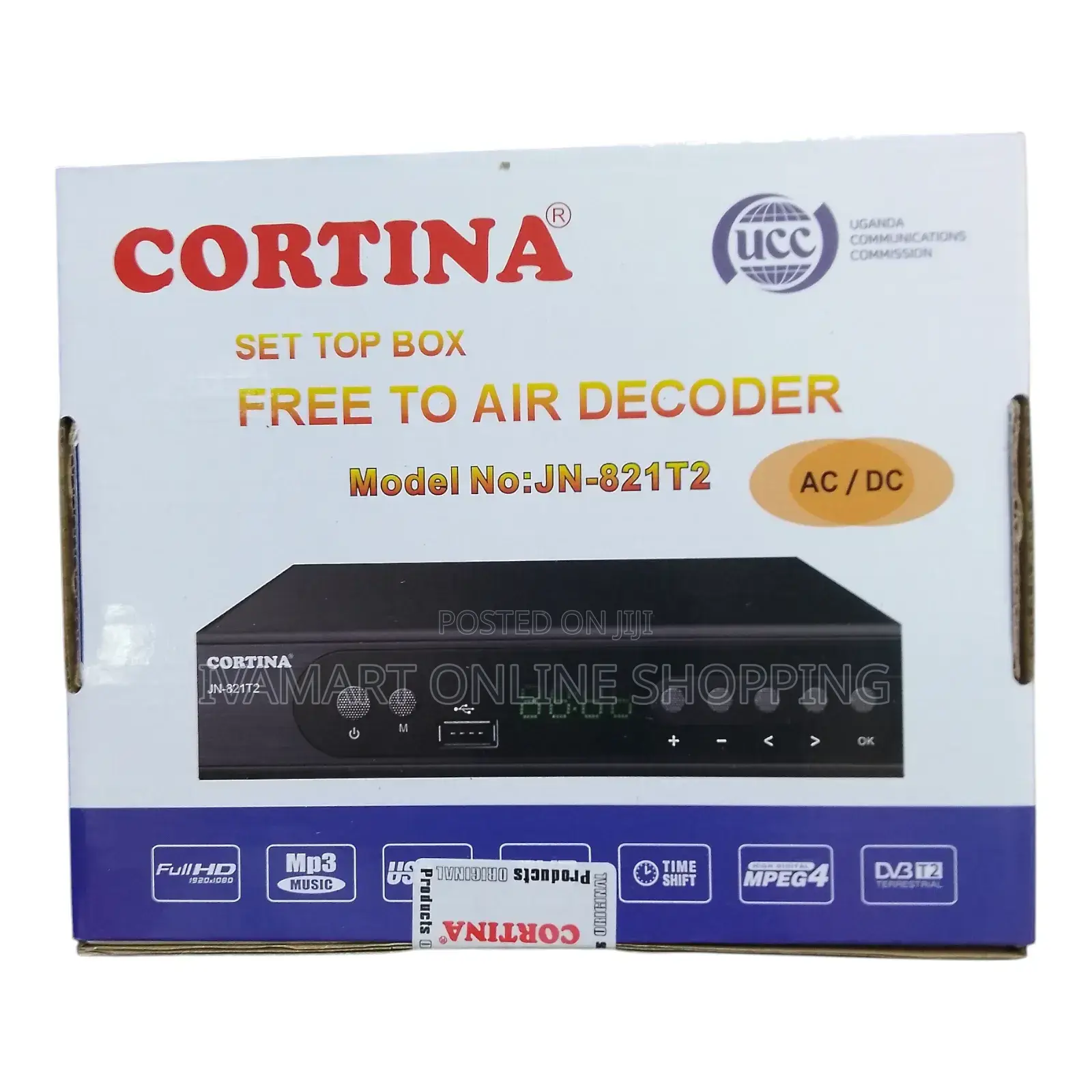 Cortina Free-to-air Decoder - Local Channels, Ac / Dc