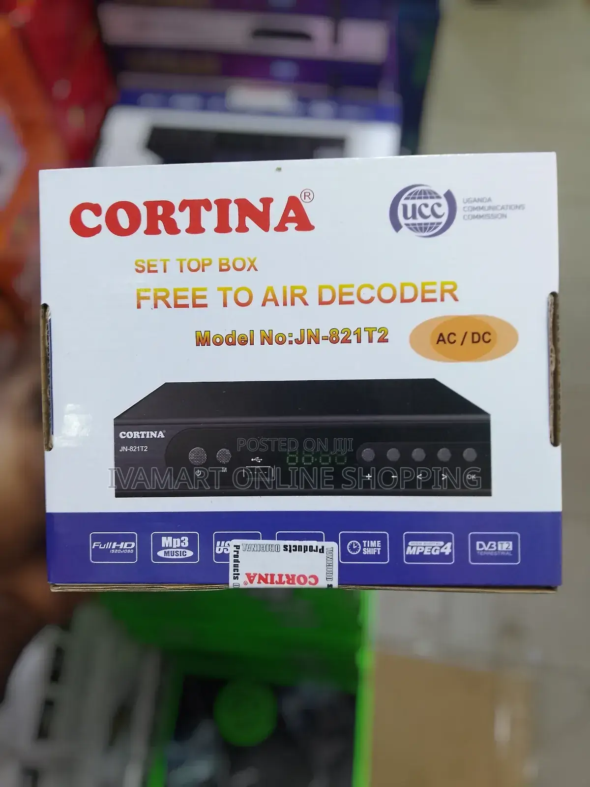 Cortina Free-to-air Decoder - Local Channels, Ac / Dc