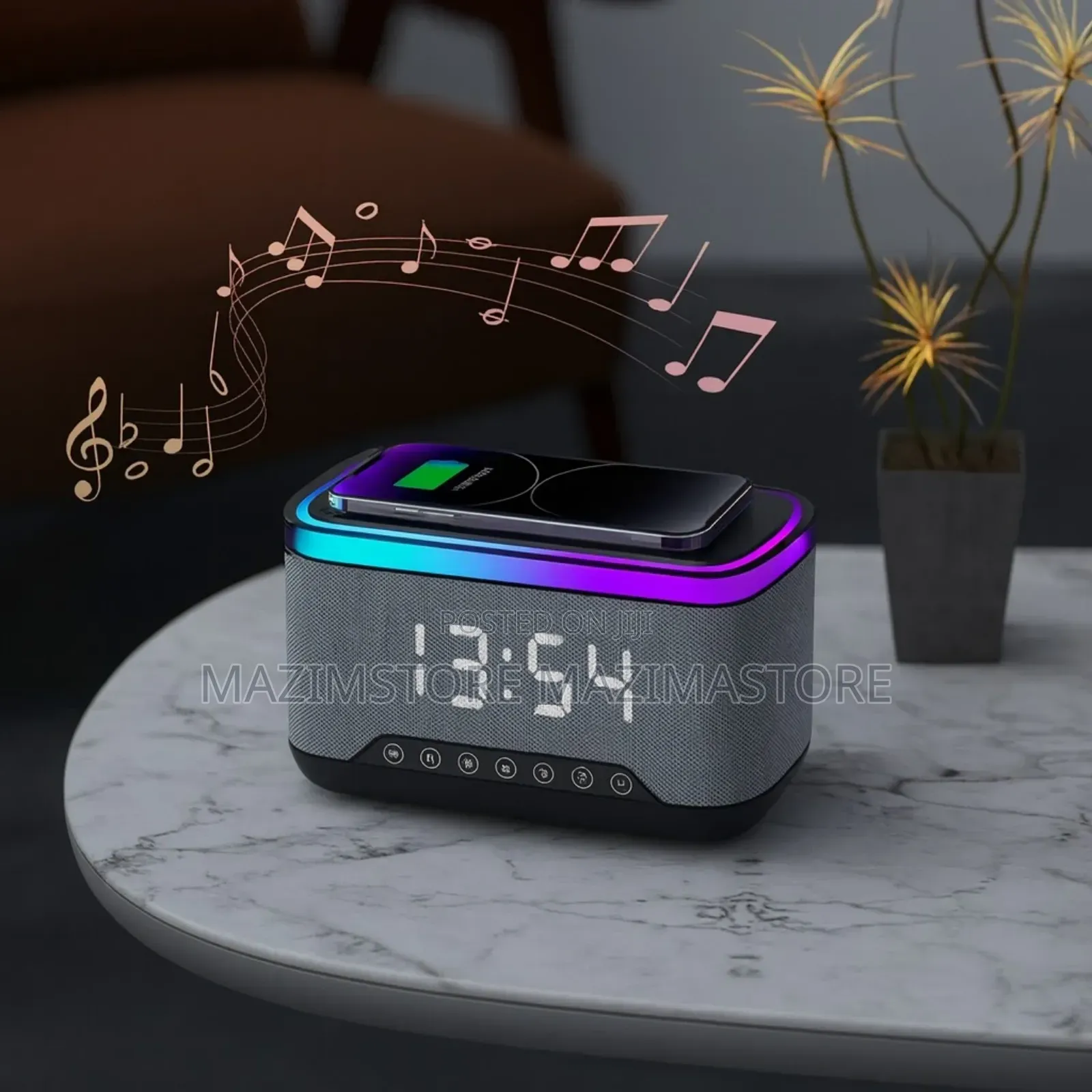 Multifunctional Bluetooth Speaker Alarm Clock Wireless C4harger