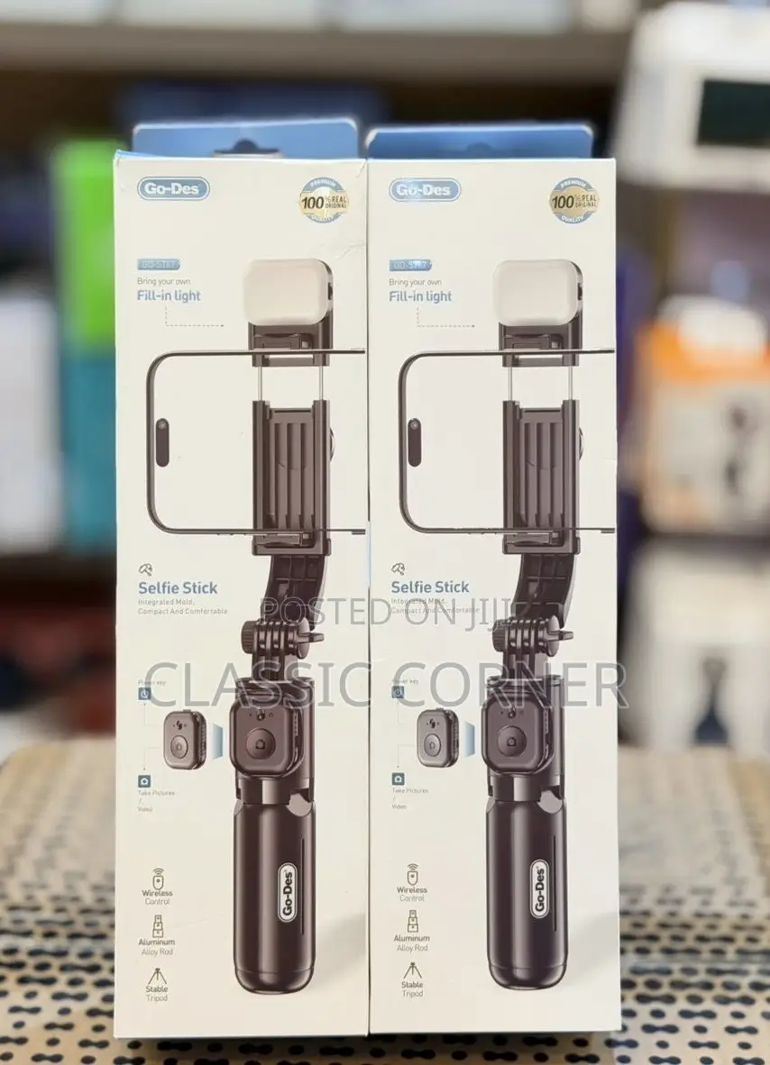 Go-Des 2in1 Bluetooth Selfie Tripod
