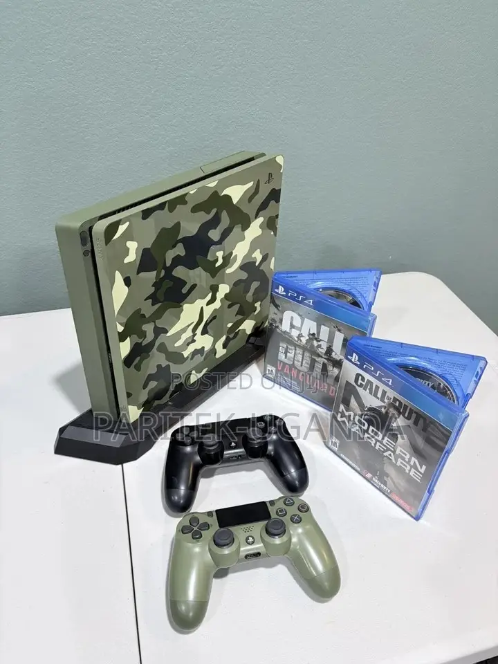 Sony Ps4 Slim Camo Green Limited Edition Bundle