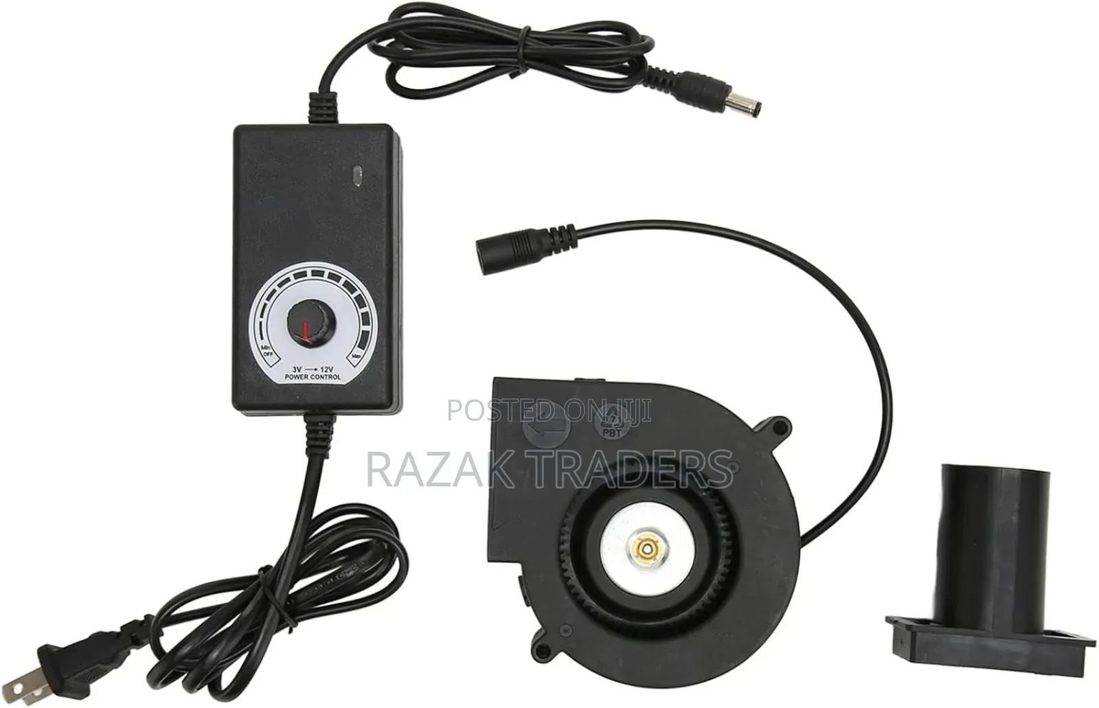 Electric Air Blower 12v Blower Fan Brushless Motor With Speed Control
