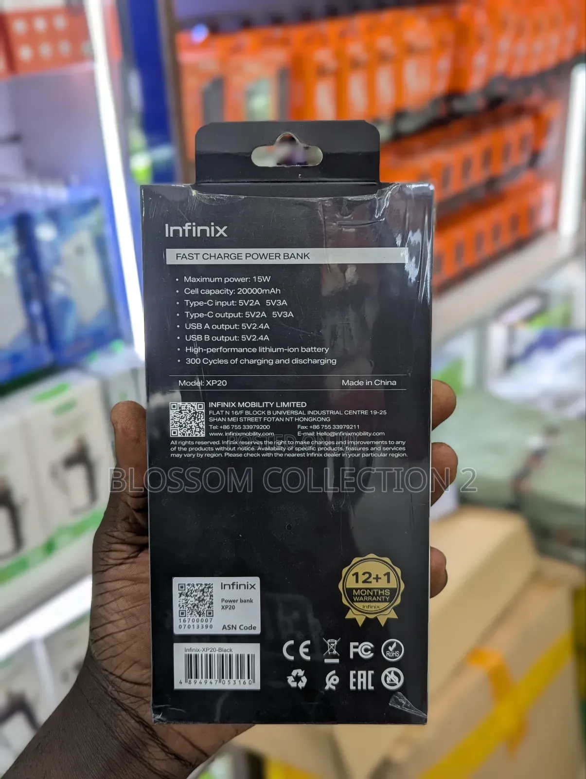 Infinix Xpower 20 - Xp20-15w Power Bank 20000mah