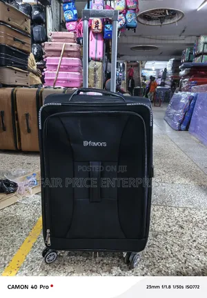 D Favor Travelling Cloth Suitcase in Large Size